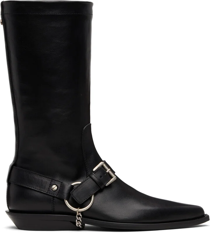 Ann Demeulemeester Black Junius Boots