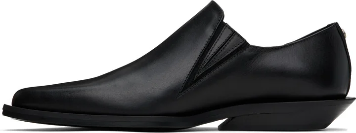 Ann Demeulemeester Black Makea Pointy Cowboy Loafers - Image 3