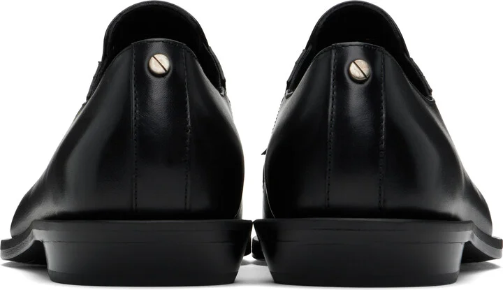 Ann Demeulemeester Black Makea Pointy Cowboy Loafers - Image 2