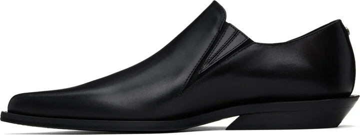 Ann Demeulemeester Black Makea Pointy Cowboy Loafers - Image 3