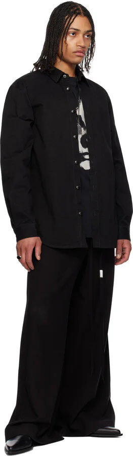 Ann Demeulemeester Black Makea Pointy Cowboy Loafers - Image 5