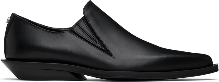 Ann Demeulemeester Black Makea Pointy Cowboy Loafers