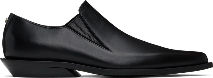 Ann Demeulemeester Black Makea Pointy Cowboy Loafers