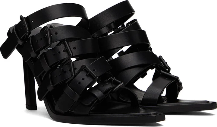 Ann Demeulemeester Black Nel Mules - Image 4