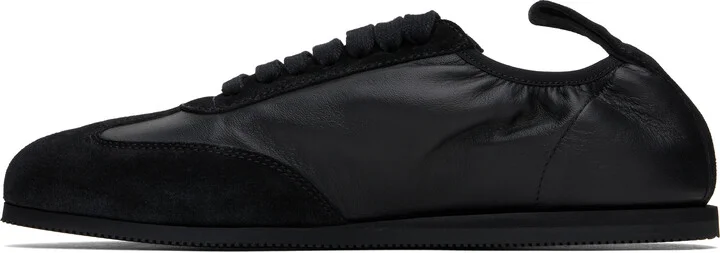 Ann Demeulemeester Black Sami Low-Top Boxing Sneakers - Image 3
