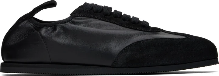 Ann Demeulemeester Black Sami Low-Top Boxing Sneakers