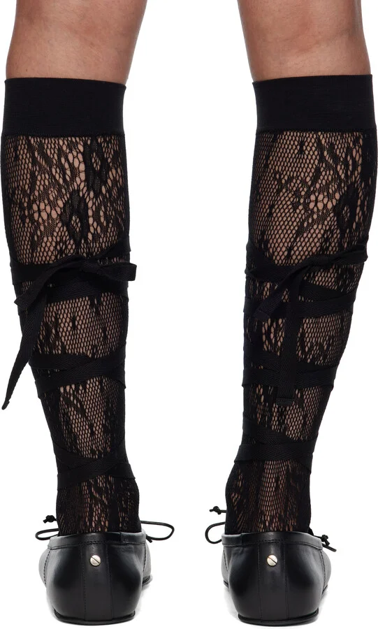 Ann Demeulemeester Black Una Ballerina Flats - Image 2