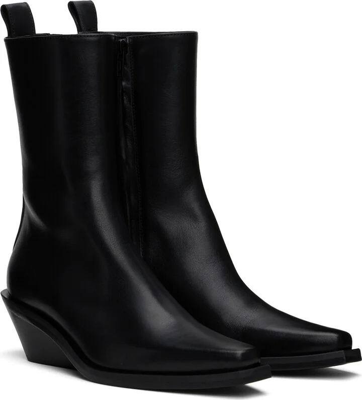 Ann Demeulemeester Black Vesper Boots - Image 4