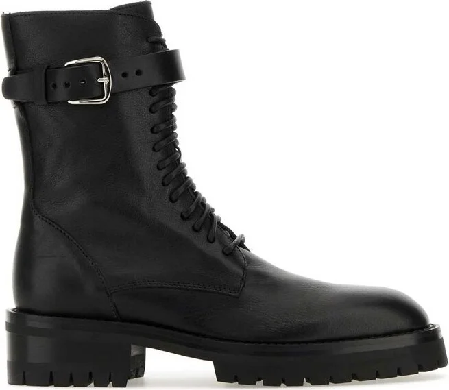 Ann Demeulemeester Cisse Combat Boots