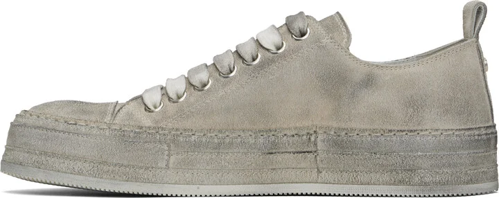 Ann Demeulemeester Gray Nono Low-Top Sneakers - Image 3