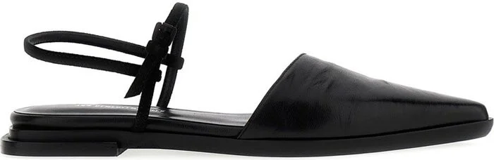 Ann Demeulemeester Pointed Toe Slingback Mules