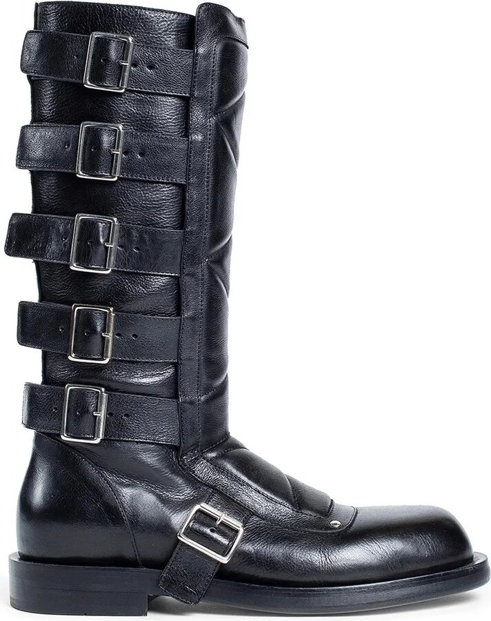Ann Demeulemeester Stivali Neri Da Uomo