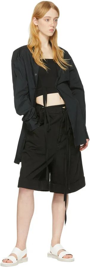 Ann Demeulemeester White Lore Flat Sandals - Image 5