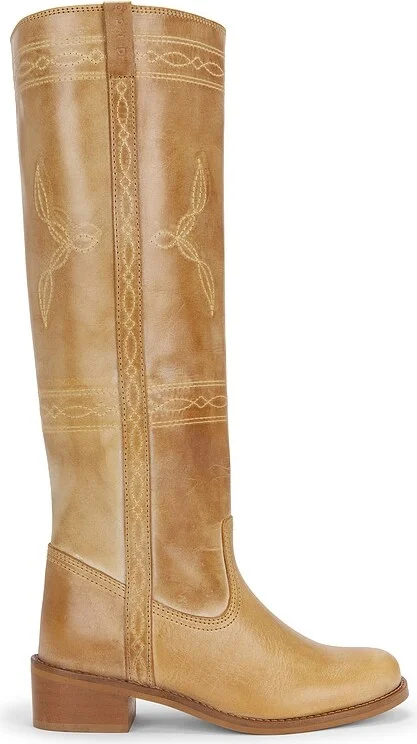 Ann Gaucho With Western Stitching Boot