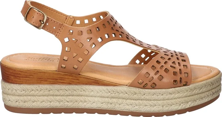 Ann-Italy Perforated Wedge Sandal - Image 2