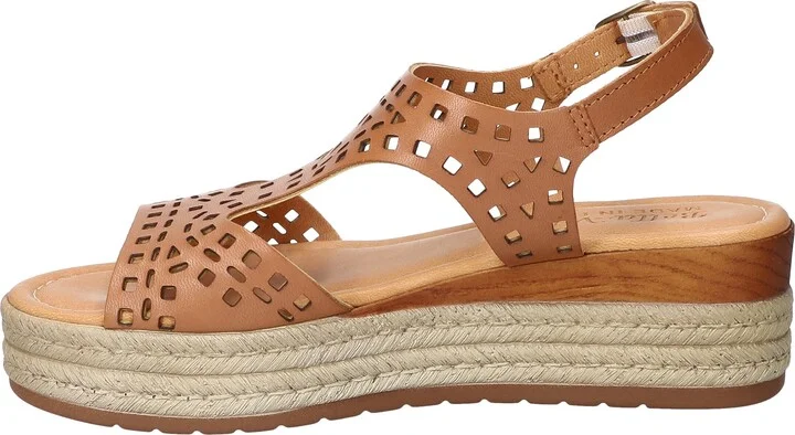 Ann-Italy Perforated Wedge Sandal - Image 7