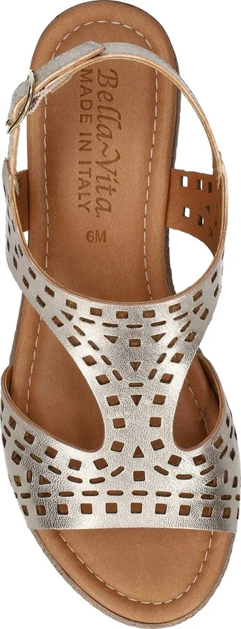 Ann-Italy Perforated Wedge Sandal - Image 11