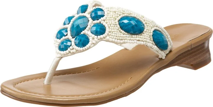 Ann Marino Women's Pixie Thong Sandal