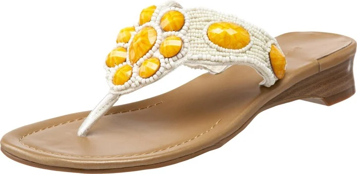 Ann Marino Women's Pixie Thong Sandal