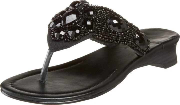 Ann Marino Women's Pixie Thong Sandal