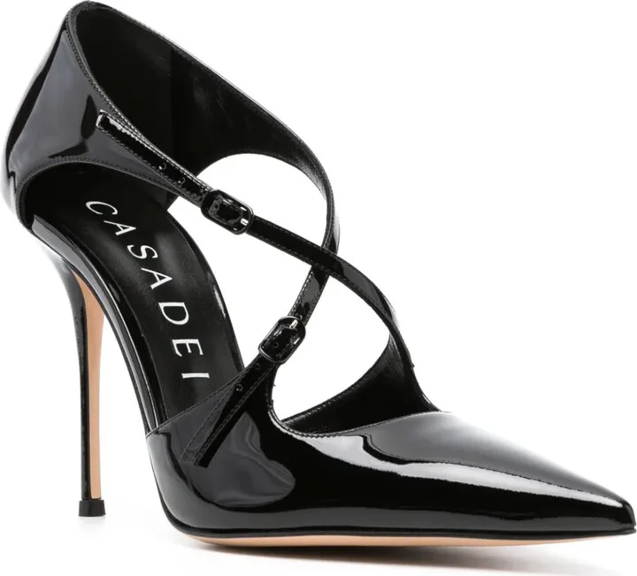 Anna 100mm leather pumps - Image 2