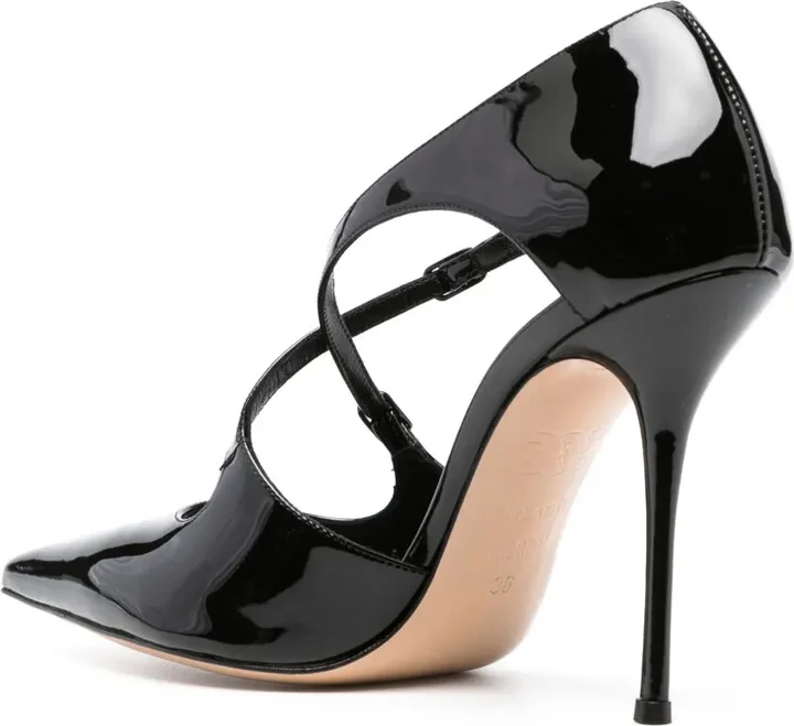 Anna 100mm leather pumps - Image 3