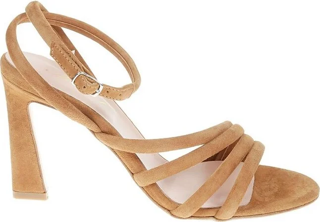 Anna F. Ankle-Strap Open-Toe Sandals