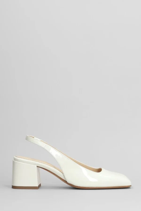 Anna F. Block Heel Pumps