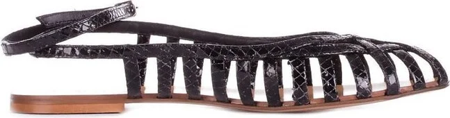 Anna F. Caged Ankle Strap Sandals