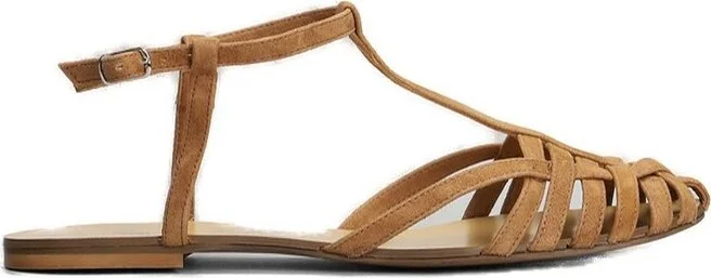Anna F. Caged Ankle Strapped Sandals