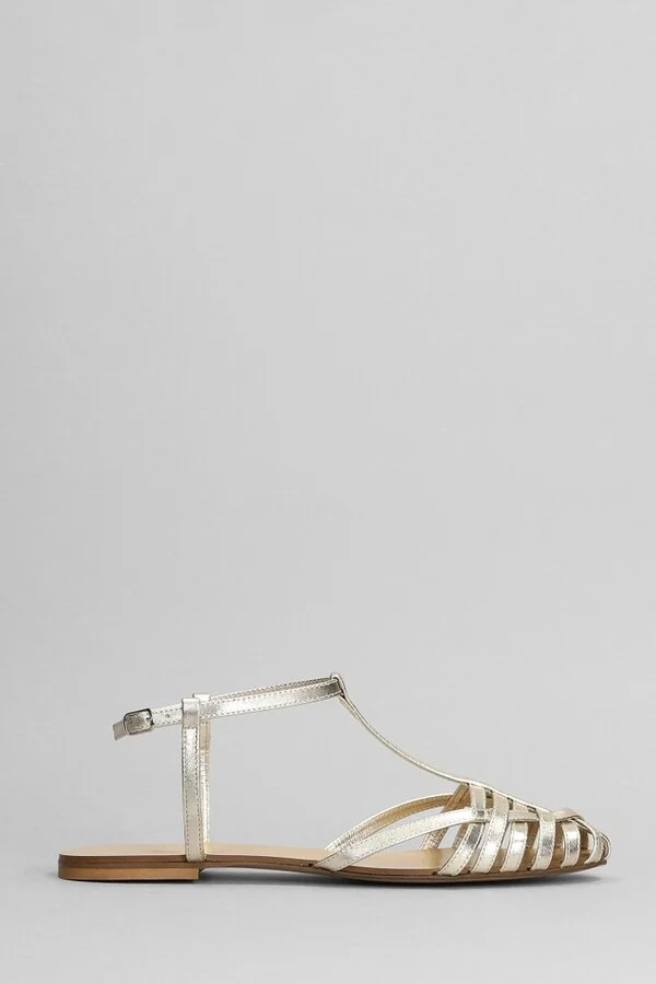 Anna F. Caged Ankle Strapped Sandals