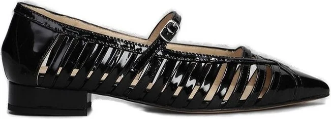 Anna F. Caged Design Pointed-Toe Pumps