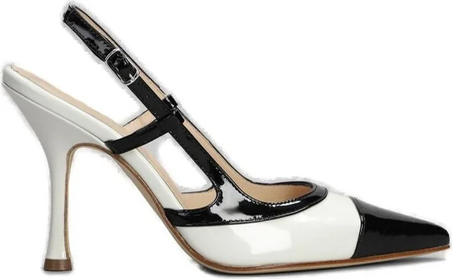 Anna F. Colour-Block Slingback Pumps