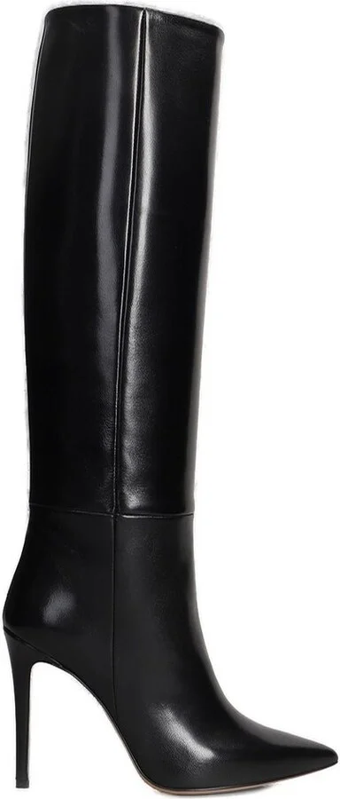 Anna F. Knee-High Pointed-Toe Boots