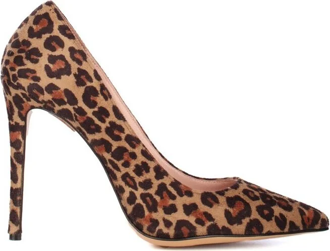 Anna F. Leopard Printed Pointed-Toe Pumps