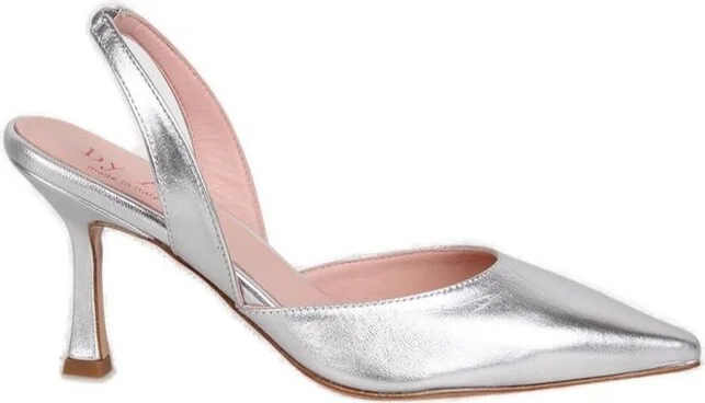 Anna F. Pointed-Toe Slingback Pumps