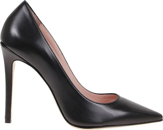 Anna F. Pointed-Toe Slip-On Pumps
