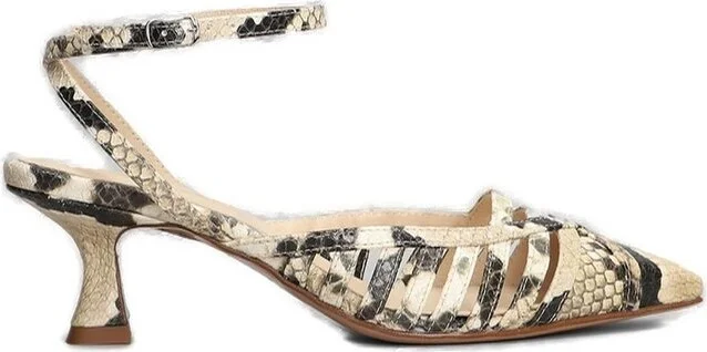 Anna F. Printed Caged Pointed