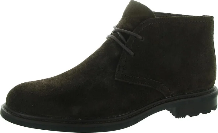 Annapolis Mens Lace-Up Faux Suede Chukka Boots