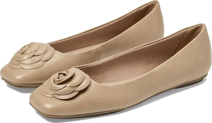 Anne Klein Addison Women's Flat Shoes Nude : 8.5 M, Leather
