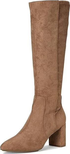Anne Klein Barnard Women's Boots Truffle : 10 M, Suede - Image 5