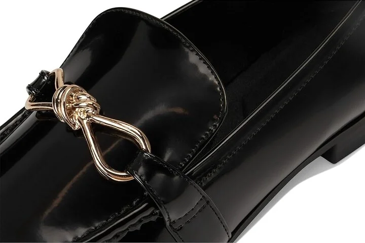Anne Klein Beckett Women's Dress Flat Shoes Black : 10 M, Leather - Image 7