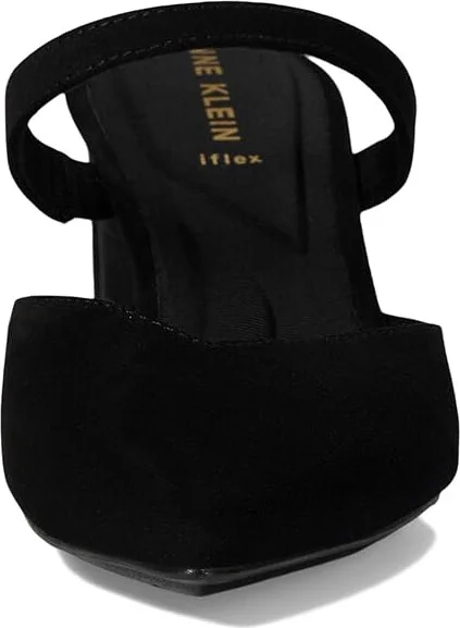 Anne Klein Bellatrix High Women's Heels Black Suede : 9.5 M, Rubber/Suede - Image 2