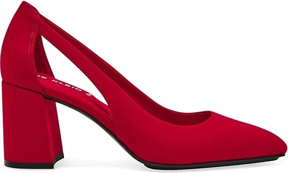 Anne Klein Berkeley High Women's Heels Deep Red : 10 M, Rubber/Suede - Image 7