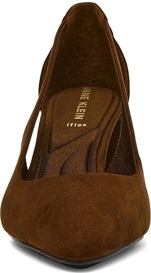 Anne Klein Berkeley High Women's Heels Deep Red : 10 M, Rubber/Suede - Image 11