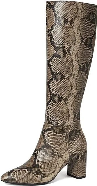 Anne Klein Beth Women's Boots Natural Snake : 6.5 M, Leather - Image 5