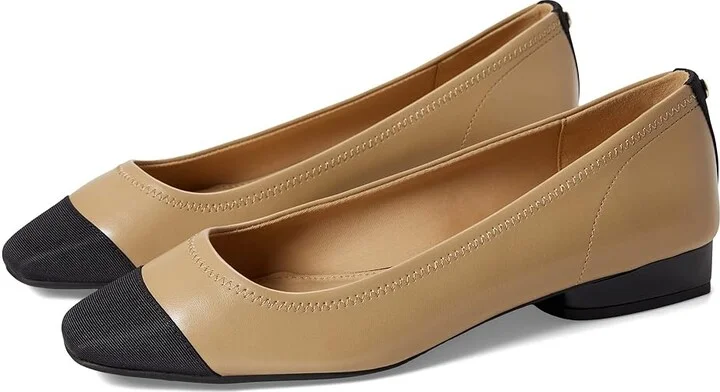 Anne Klein Carlie Women's Shoes Nude/Black : 6 M, Textile