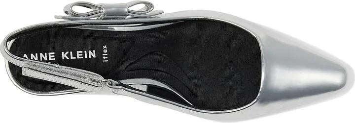 Anne Klein Carmel High Women's Heels Silver : 7 M, Leather/Rubber - Image 2