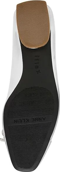 Anne Klein Cassidy Women's Flat Shoes Silver : 10 M, Rubber - Image 3
