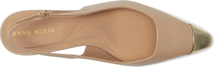 Anne Klein Chai Women's Shoes Biscotti Gold : 6.5 M, Rubber/Suede/Synthetic - Image 2